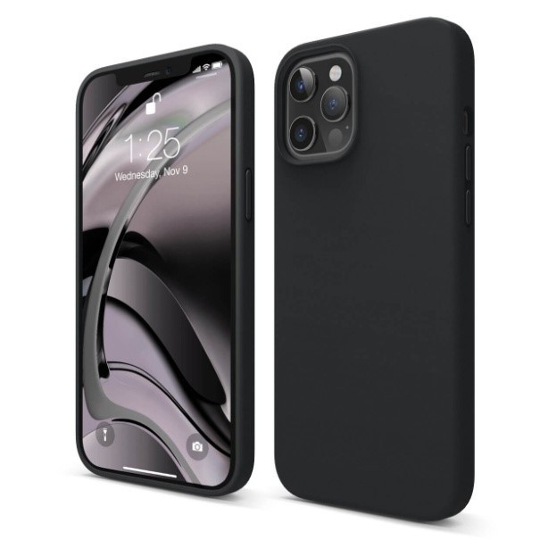 My Colors Original Liquid Silicon For iPhone 12 / 12 Pro Black (200-107-200)