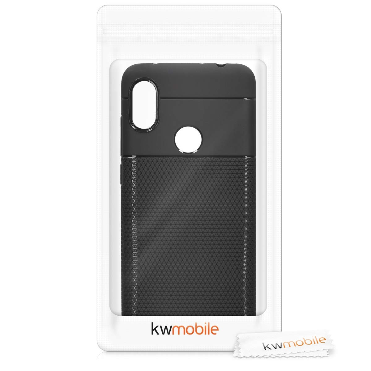 Θήκη σιλικόνης μαύρη για Xiaomi Redmi Note 6 Pro by KW