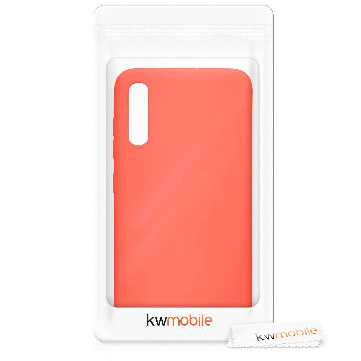 KW Θήκη Σιλικόνης Samsung Galaxy A70 - Living Coral - (48427.141)