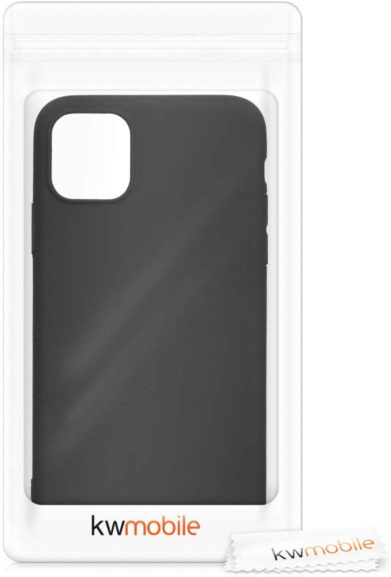 KW Θήκη Σιλικόνης iPhone 11 - Black Matte (200-104-371)