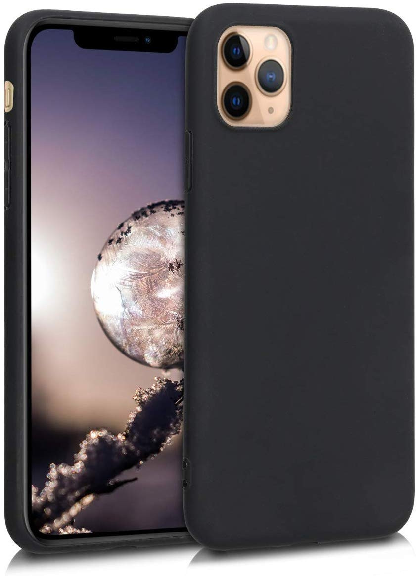 KW Θήκη Σιλικόνης iPhone 11 Pro - Black Matte (200-104-399)