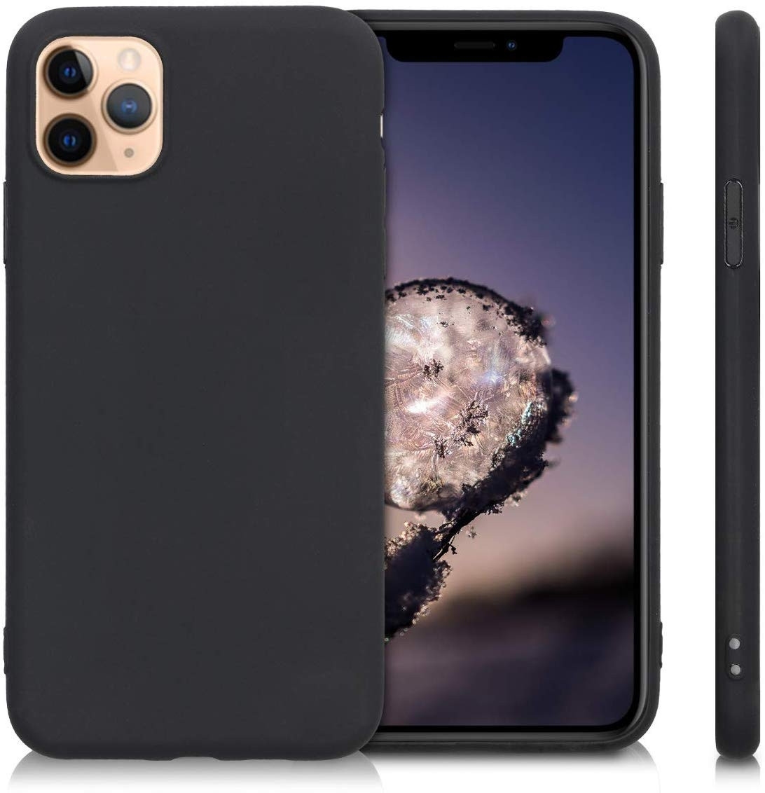 KW Θήκη Σιλικόνης iPhone 11 Pro - Black Matte (200-104-399)