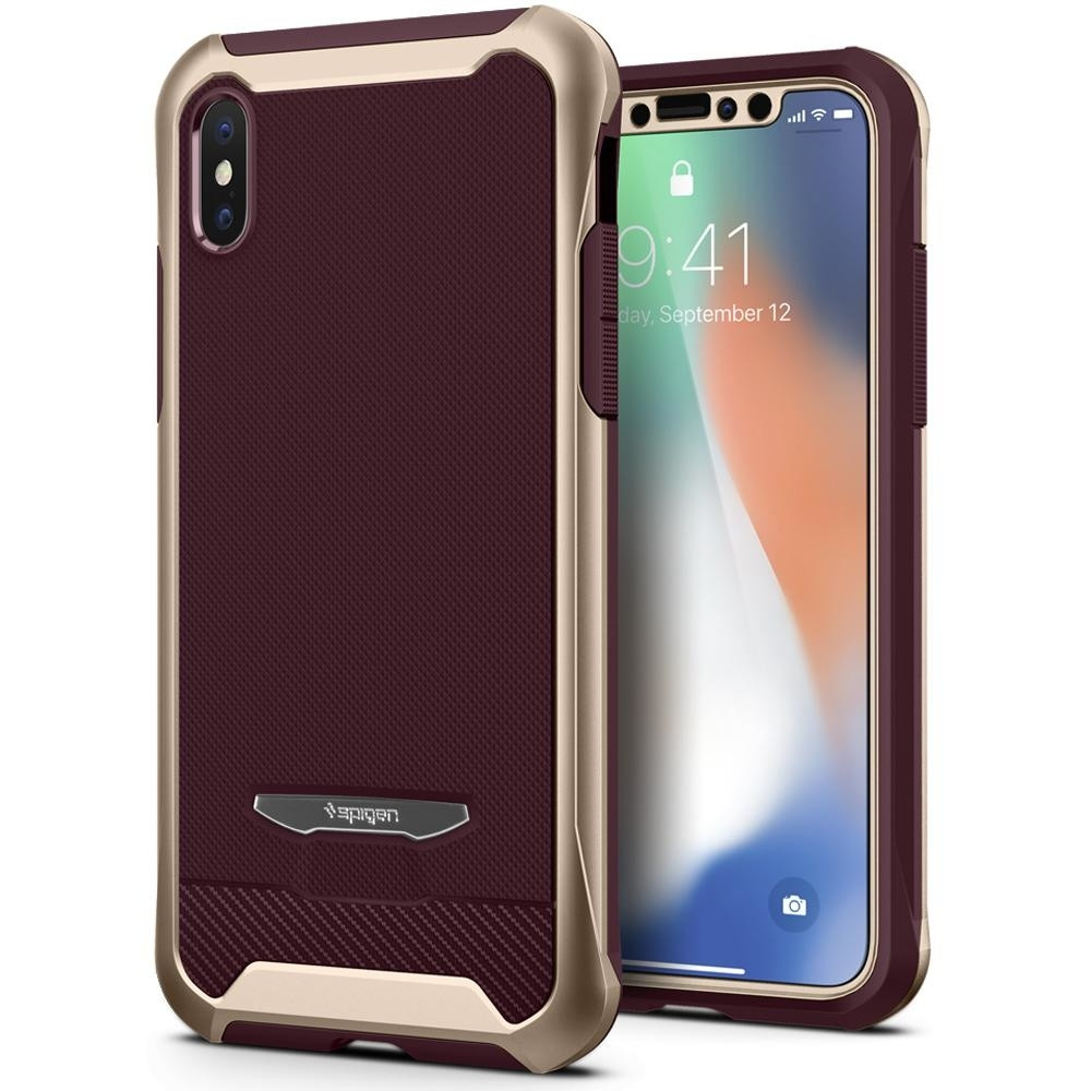 Spigen iPhone X Reventon Metallic Gold 