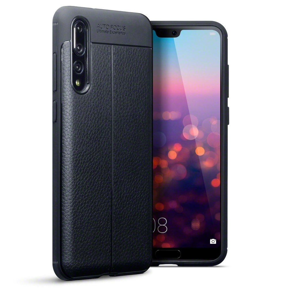 Terrapin Θήκη TPU Leather Design Huawei P20 Pro - Black 