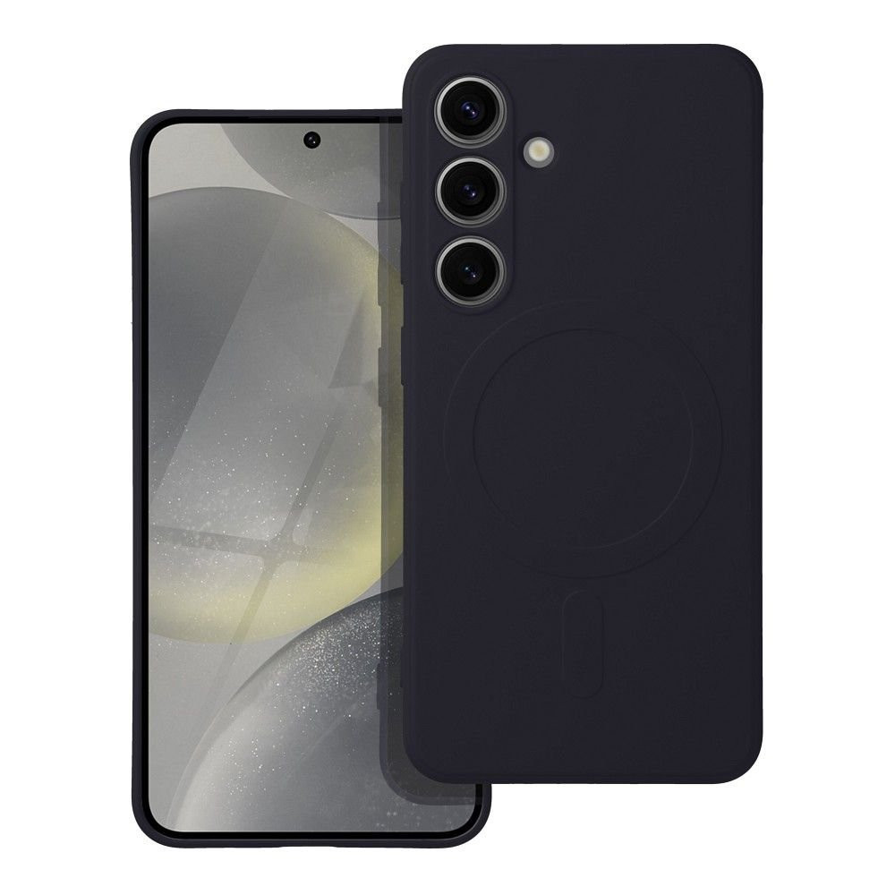 Silicone Mag Cover case compatible with MagSafe for Samsung Galaxy A56 Black