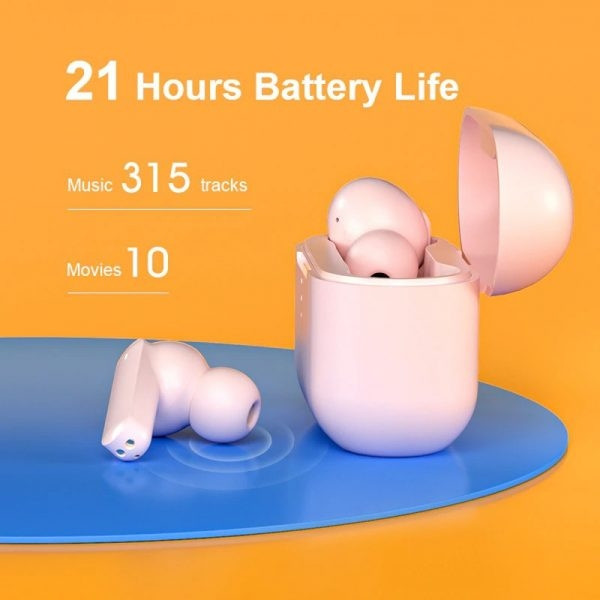 QCY T10 TWS BLACK Dual Driver 4-mic noise cancel. True Wireless Earbuds - Quick Charge 600mAh