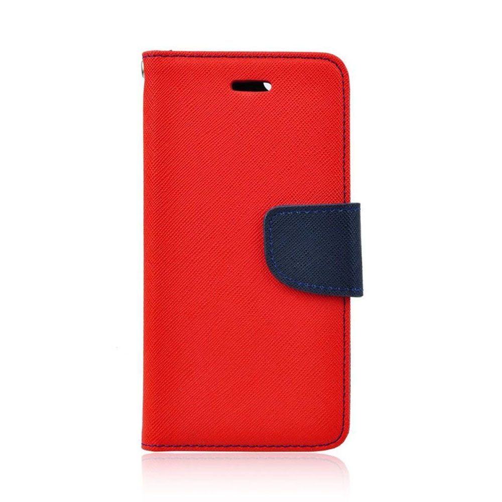 OEM Θήκη-Πορτοφόλι Fancy Book για Samsung Galaxy A12 Κόκκινο-Σκούρο Μπλέ
