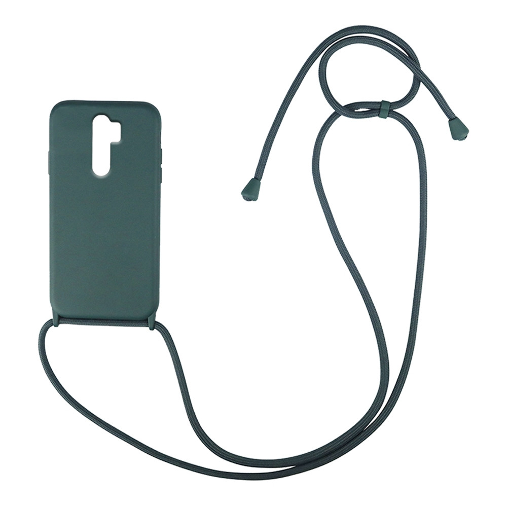 My Colors θήκη CarryHang Liquid Silicone Κορδόνι Xiaomi Redmi Note 8 Pro - Σκούρο Πράσινο (200-109-516)