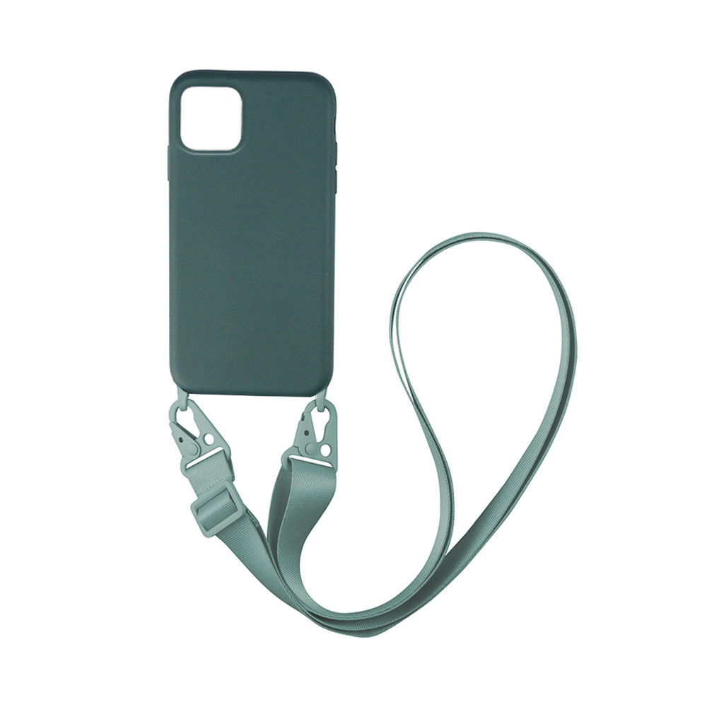 Θήκη CarryHang Liquid Silicone Strap Apple - My Colors - Πράσινο Σκούρο - iPhone 11 Pro Max