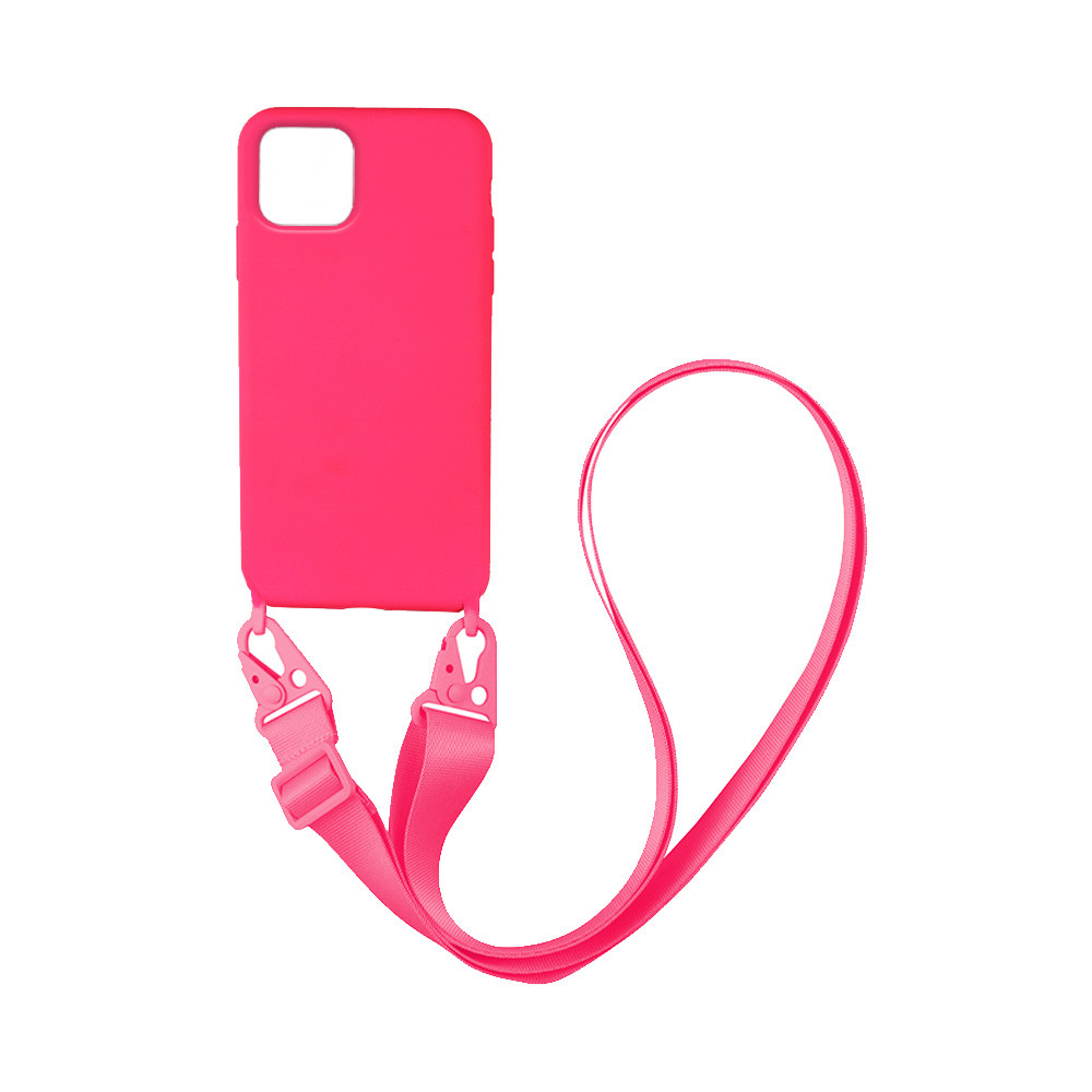 Θήκη Σιλικόνης με Strap CarryHang Sonique Apple iPhone 11 Pro Max Φουξ - Sonique - Φουξ - iPhone 11 Pro Max - Θήκες Πλάτης