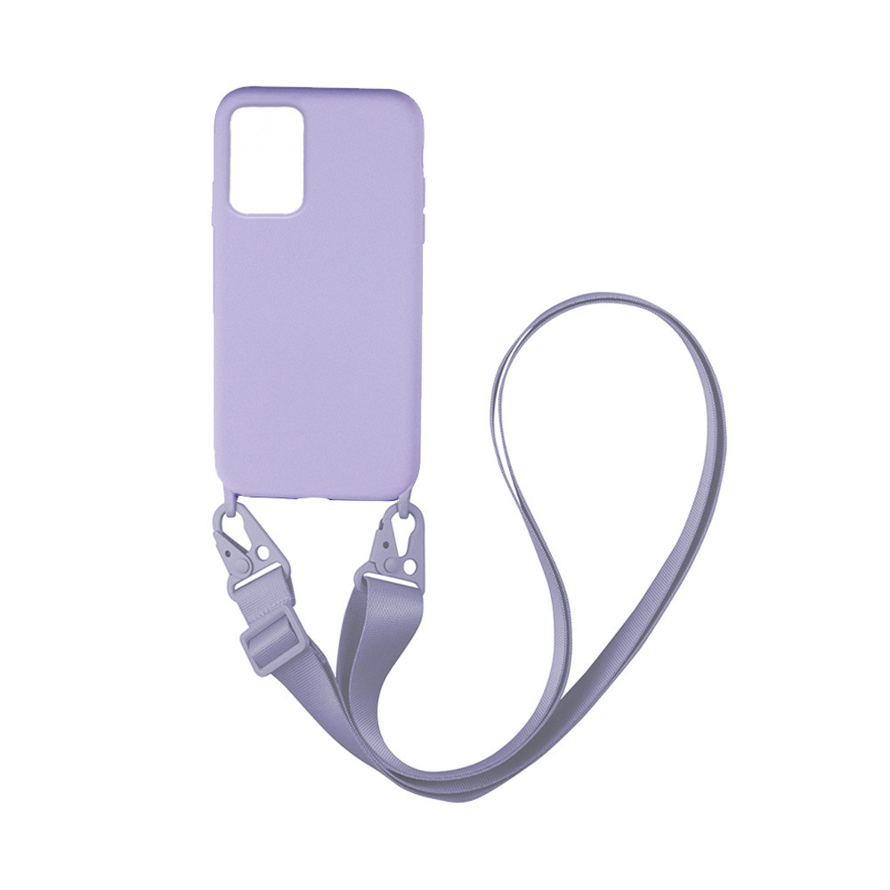 Θήκη CarryHang Liquid Silicone Strap Samsung - My Colors - Λιλά - Samsung Galaxy A72 4G