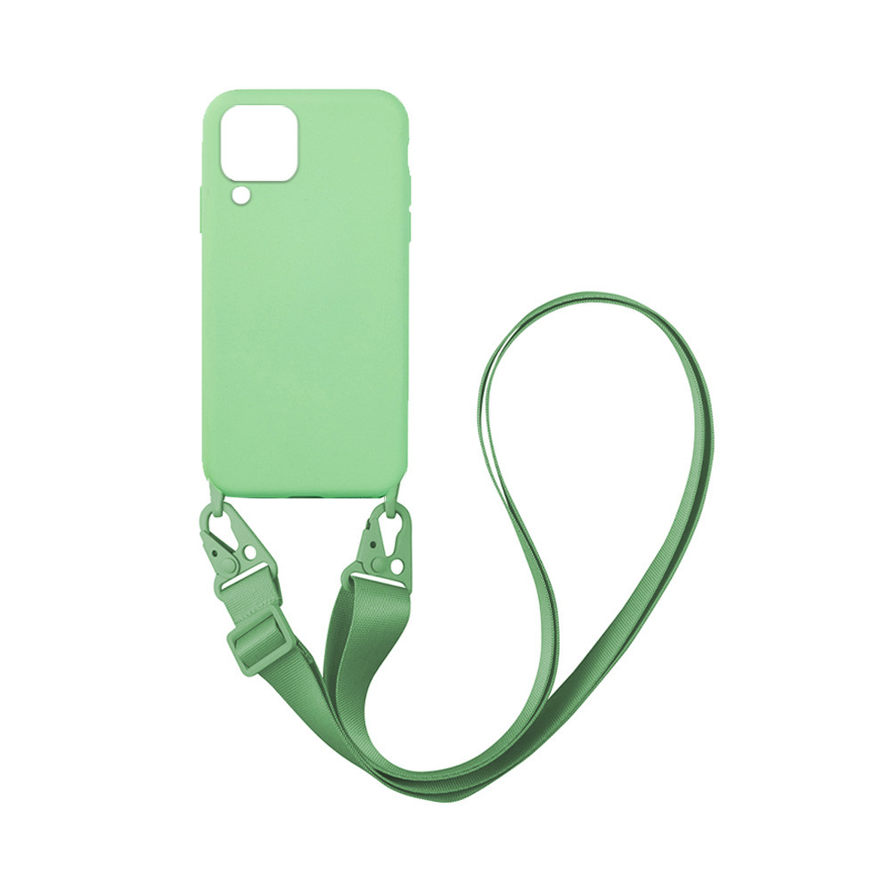 Θήκη CarryHang Liquid Silicone Strap Samsung - My Colors - Ανοιχτό Πράσινο - Samsung Galaxy A42 5G
