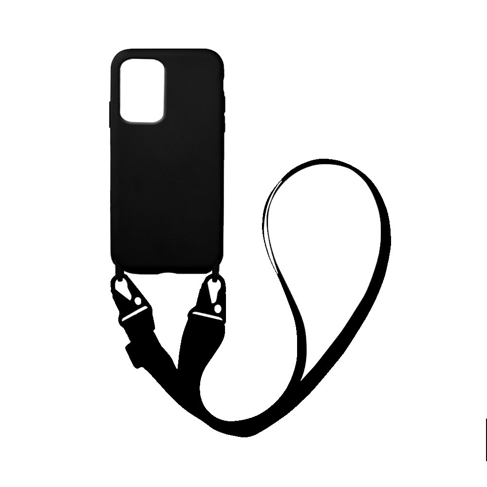 Θήκη CarryHang Liquid Silicone Strap Samsung - My Colors - Μαύρο - Samsung Galaxy S20 Ultra