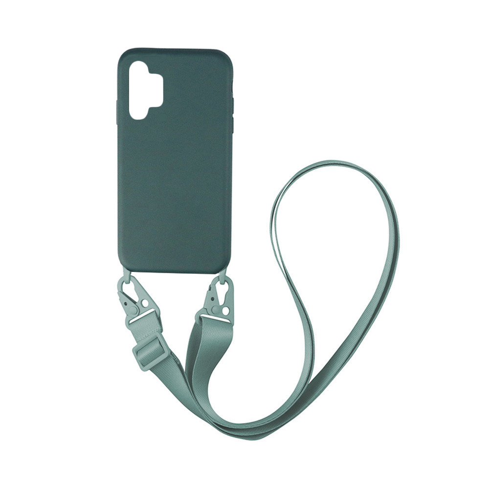 Θήκη CarryHang Liquid Silicone Strap Samsung - My Colors - Πράσινο Σκούρο - Galaxy A32 4G