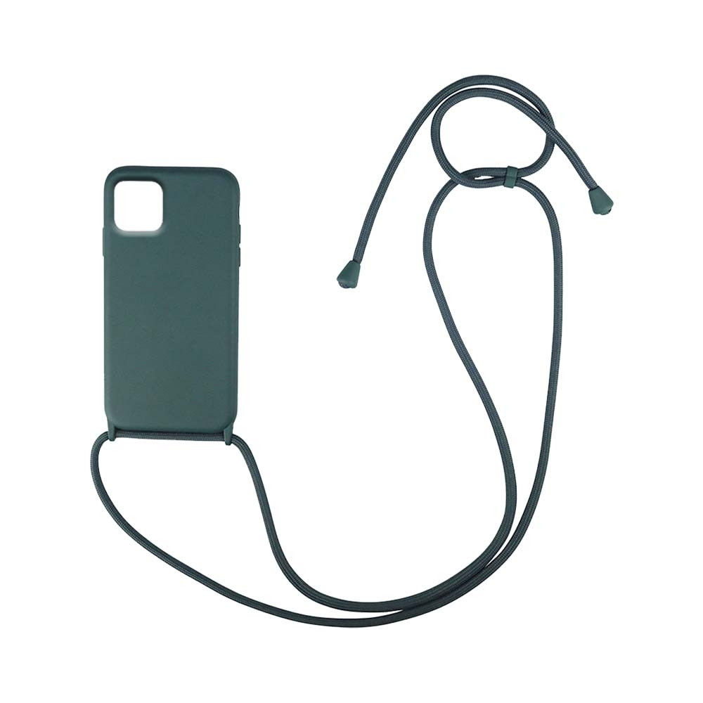 CarryHang Liquid Silicone Κορδόνι iPhone 13 - Σκούρο Πράσινο (200-109-163)