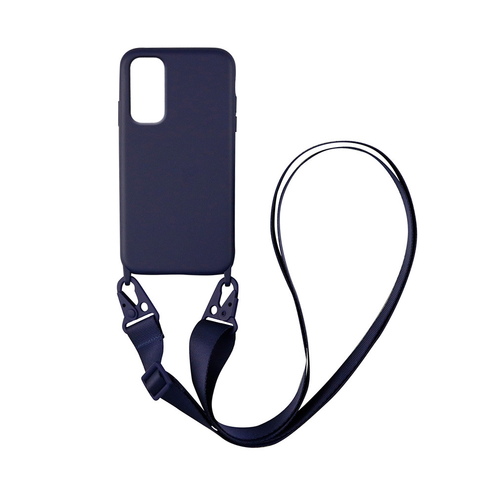 Θήκη CarryHang Liquid Silicone Strap Samsung - My Colors - Μπλε Σκούρο - Samsung Galaxy S20 FE 4G/5G
