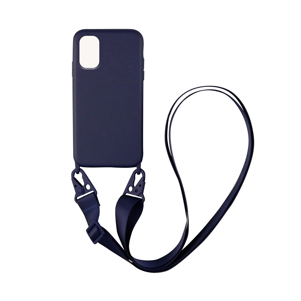 Θήκη CarryHang Liquid Silicone Strap Xiaomi - My Colors - Μπλε Σκούρο - Poco M3
