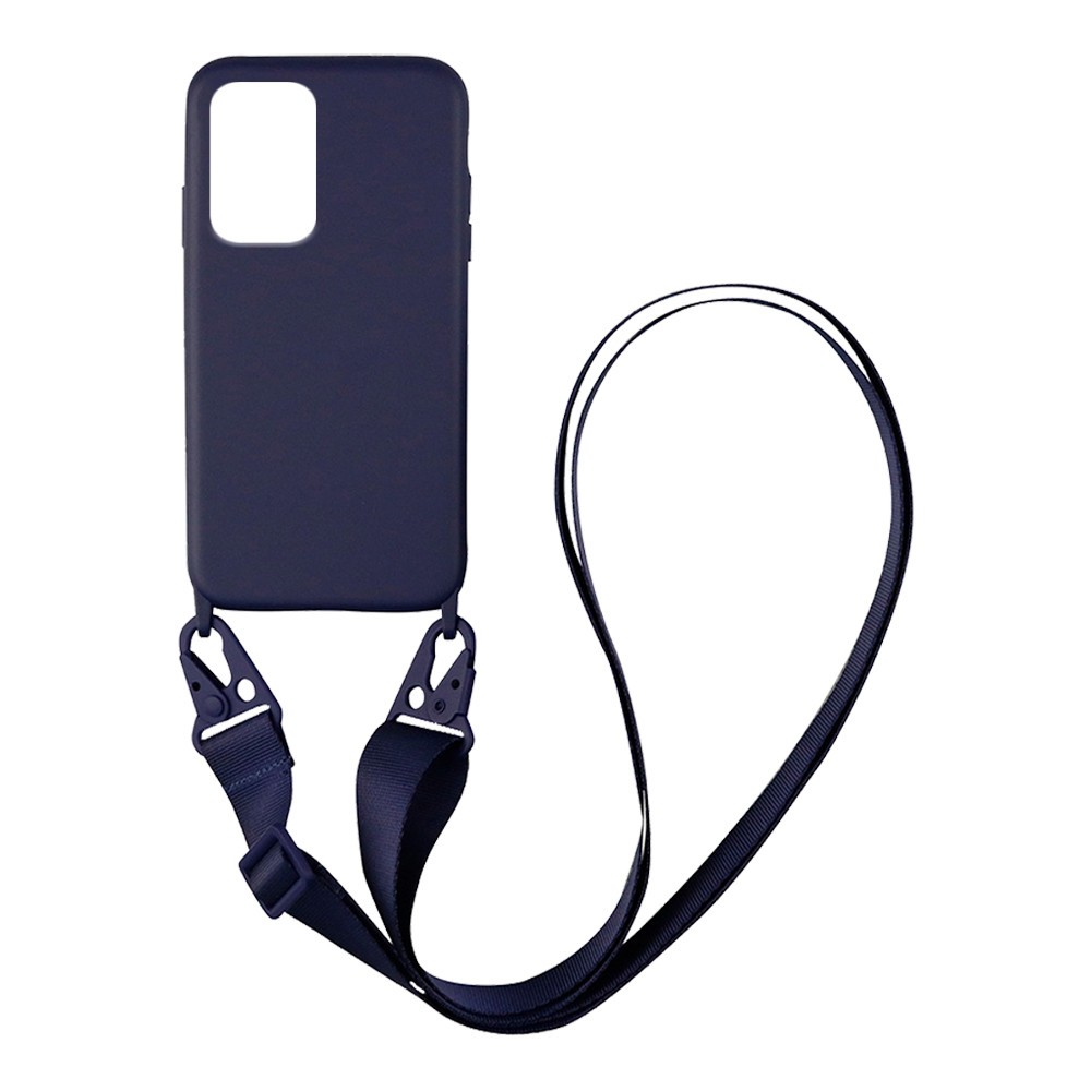 Θήκη CarryHang Liquid Silicone Strap Xiaomi - My Colors - Μπλε Σκούρο - Redmi 10, Redmi 10 2022
