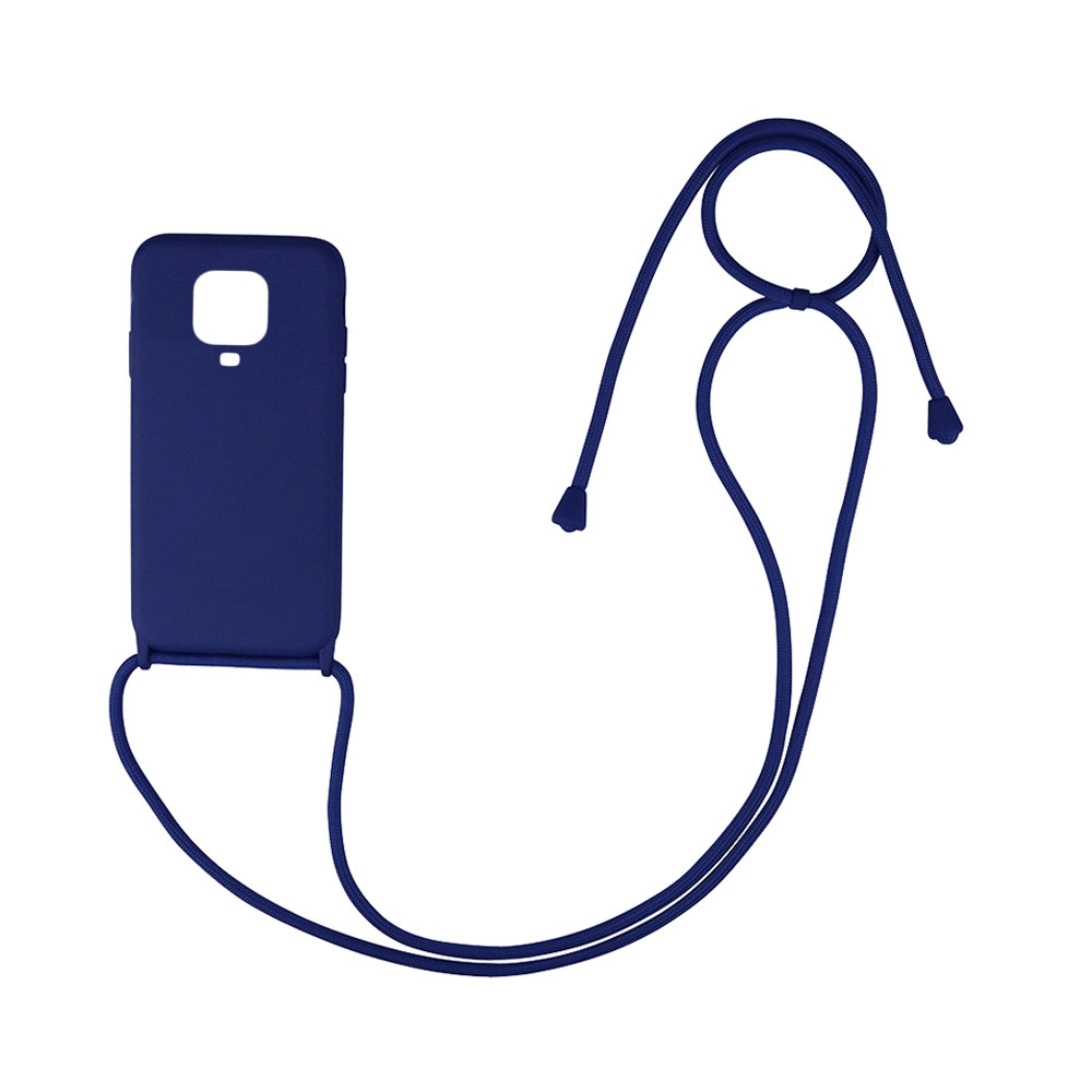 My Colors θήκη CarryHang Liquid Silicone Κορδόνι Xiaomi Redmi Note 9s - Σκούρο Μπλε (200-109-242)