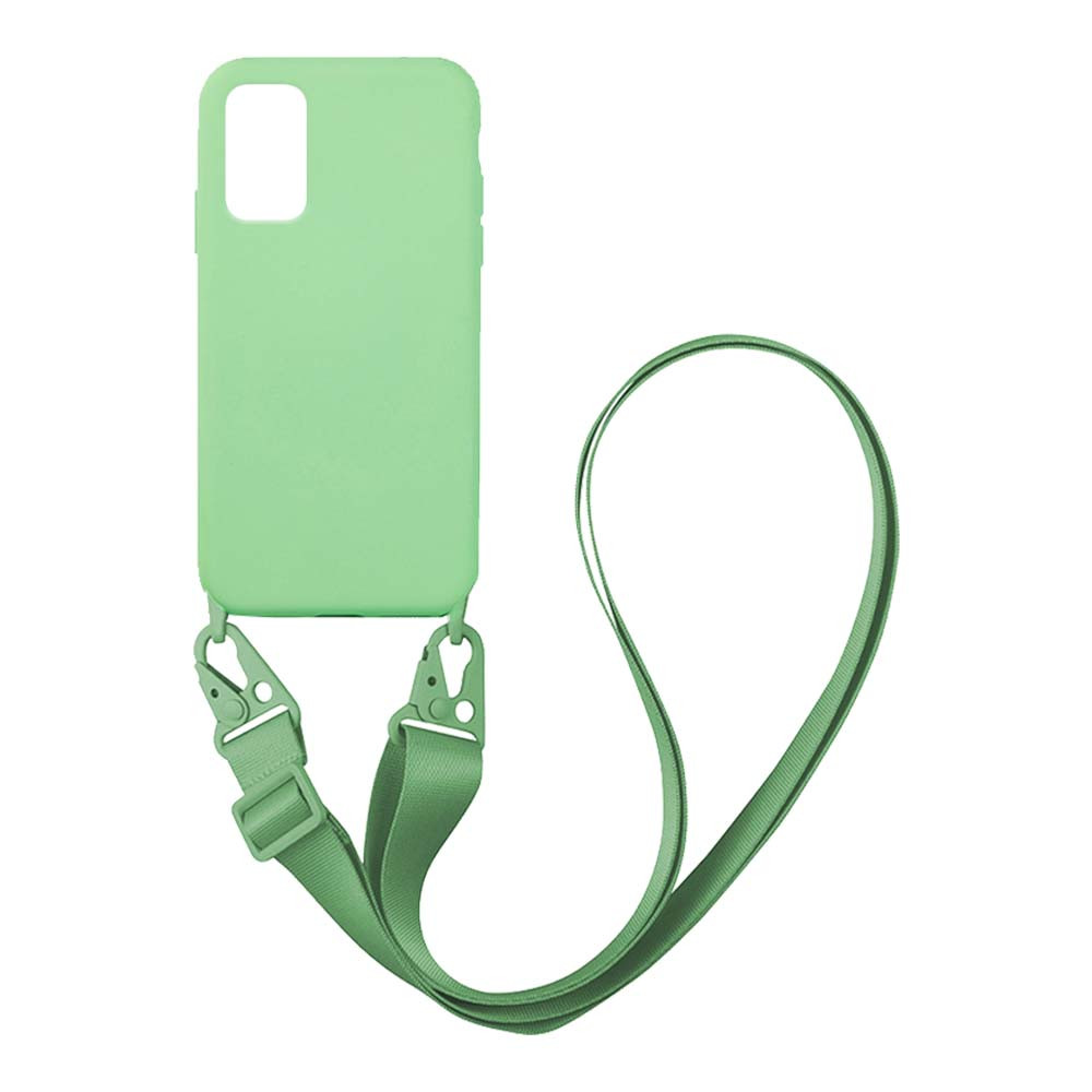 Θήκη Σιλικόνης με Strap CarryHang Sonique Xiaomi Redmi 9T Πράσινο Ανοιχτό