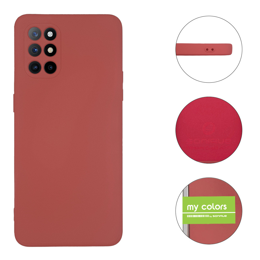 Θήκη Σιλικόνης My Colors OnePlus 8T 5G Μπορντό Ανοιχτό - Sonique - Μπορντό Ανοιχτό - OnePlus 8T 5G
