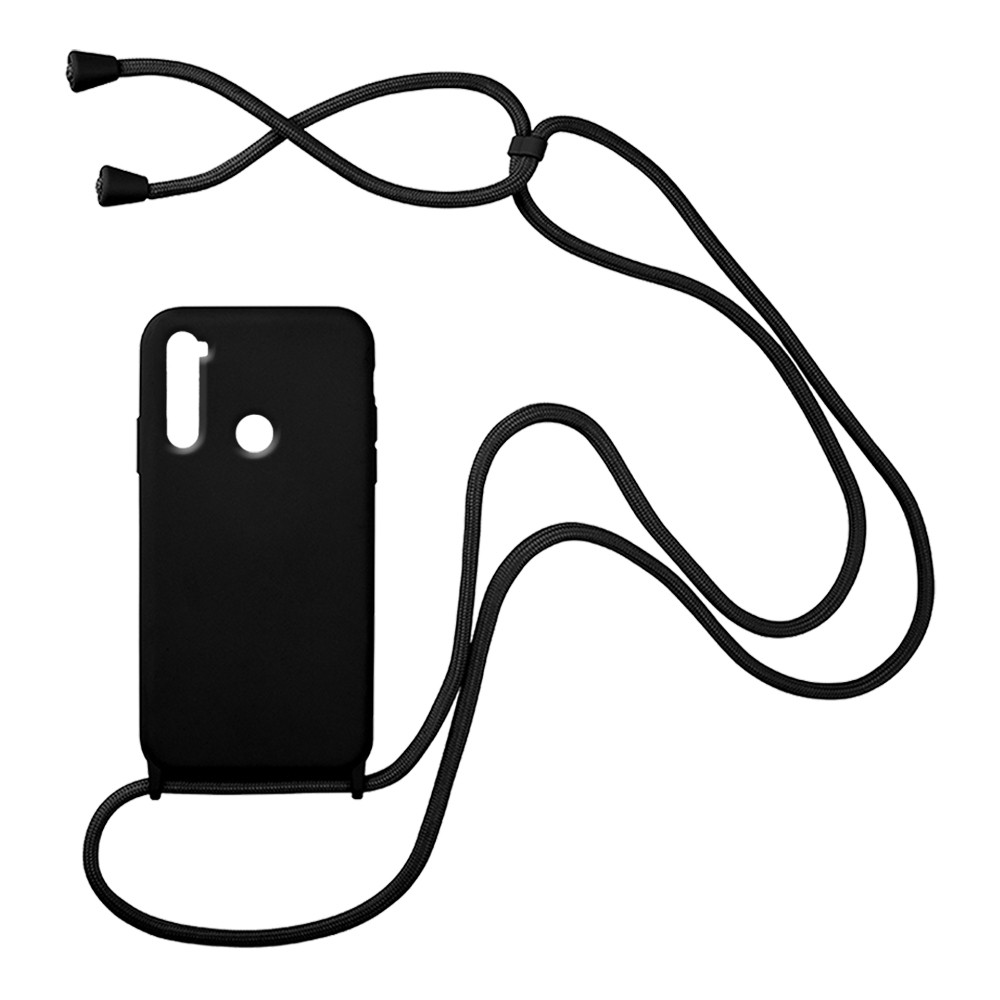 My Colors θήκη CarryHang Liquid Silicone Κορδόνι Xiaomi Redmi Note 8 - Μαύρο (200-109-683)