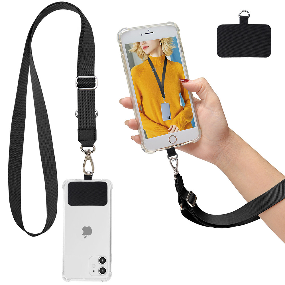 Strap Λαιμού Sonique Lanyard για Κινητά - Sonique - Μαύρο - Strap Λαιμού