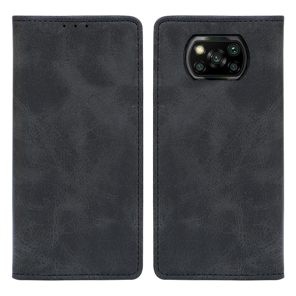Sonique Θήκη Βιβλίο Vintage Magnet Book για XiaomiPoco X3 NFC/ Poco X3 Pro - Μαύρο 
