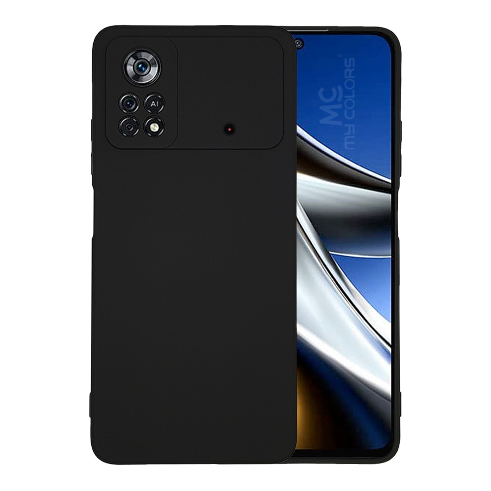 Θήκη Σιλικόνης My Colors για Xiaomi Poco X4 Pro 5G - Black (200-110-033)