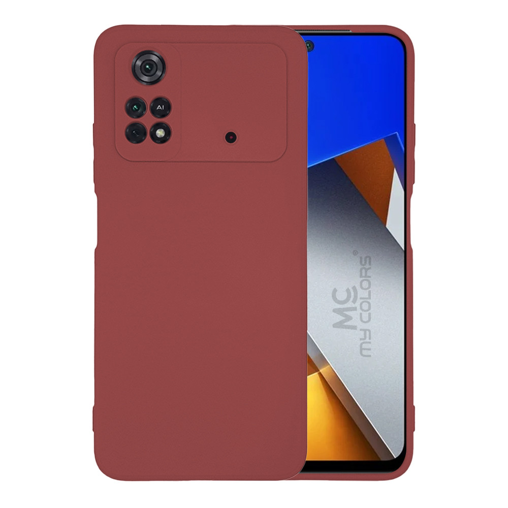 Θήκη Σιλικόνης My Colors - My Colors - Μπορντώ - POCO M4 Pro 4G