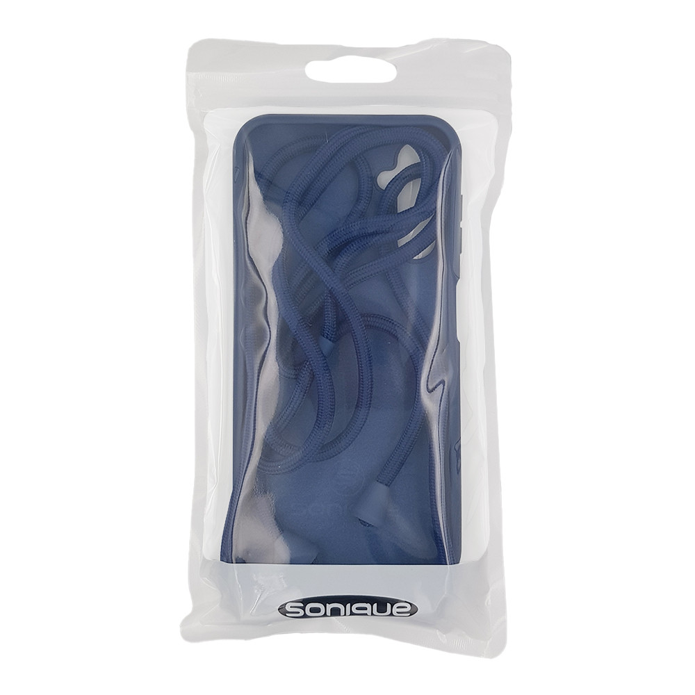Θήκη Σιλικόνης με Κορδόνι CarryHang Xiaomi - My Colors - Μπλε Σκούρο - Poco F4 5G 