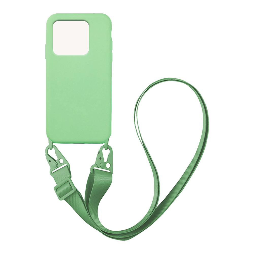 Θήκη CarryHang Liquid Silicone Strap Xiaomi - My Colors - Ανοιχτό Πράσινο - Redmi 10C