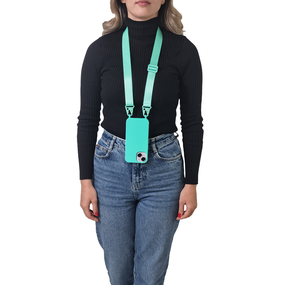 Θήκη Σιλικόνης με Strap CarryHang Sonique Xiaomi Redmi 10C Γαλάζιο