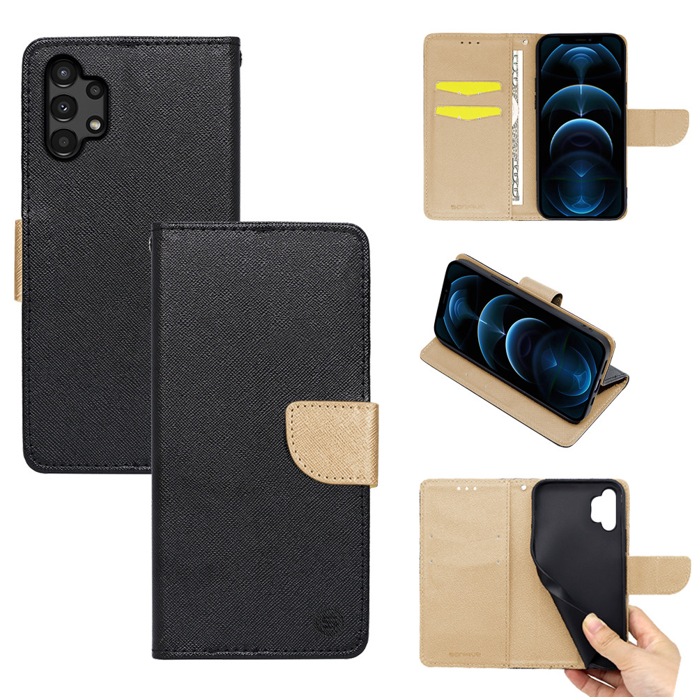 Θήκη Βιβλίο Sonique Trend Book για Samsung - Sonique - Μαύρο / Χρυσό - Samsung Galaxy A13 4G 