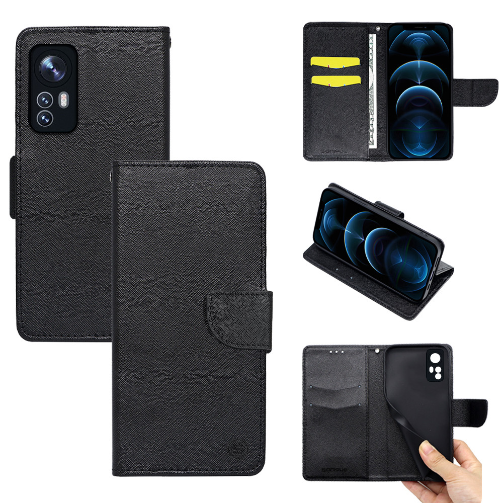 Θήκη Βιβλίο Sonique Trend Book για Xiaomi - Sonique - Μαύρο - Xiaomi 12, Xiaomi 12X 5G