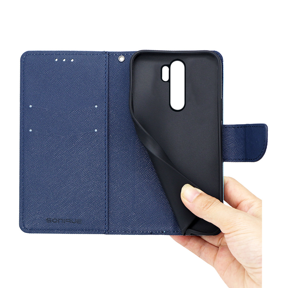 Θήκη Βιβλίο Sonique Trend Book για Xiaomi - Sonique - Σιέλ / Σκούρο Μπλε - Redmi Note 8 Pro