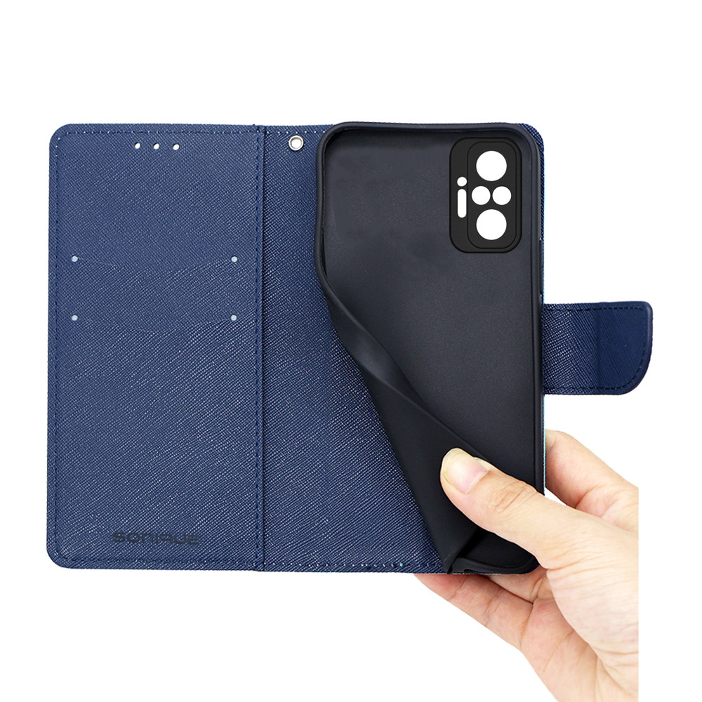 Θήκη Βιβλίο Sonique Trend Book Xiaomi - Sonique - Σιέλ / Σκούρο Μπλε - Redmi Note 10 Pro