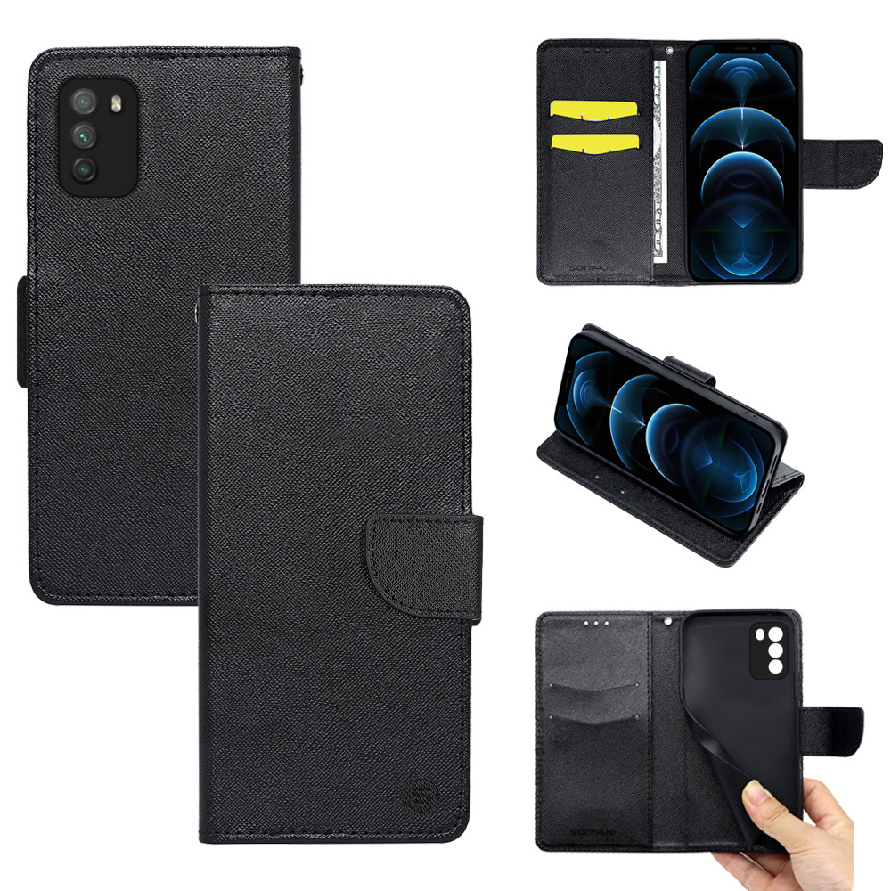 Θήκη Βιβλίο Sonique Trend Book Xiaomi - Sonique - Μαύρο - Poco M3
