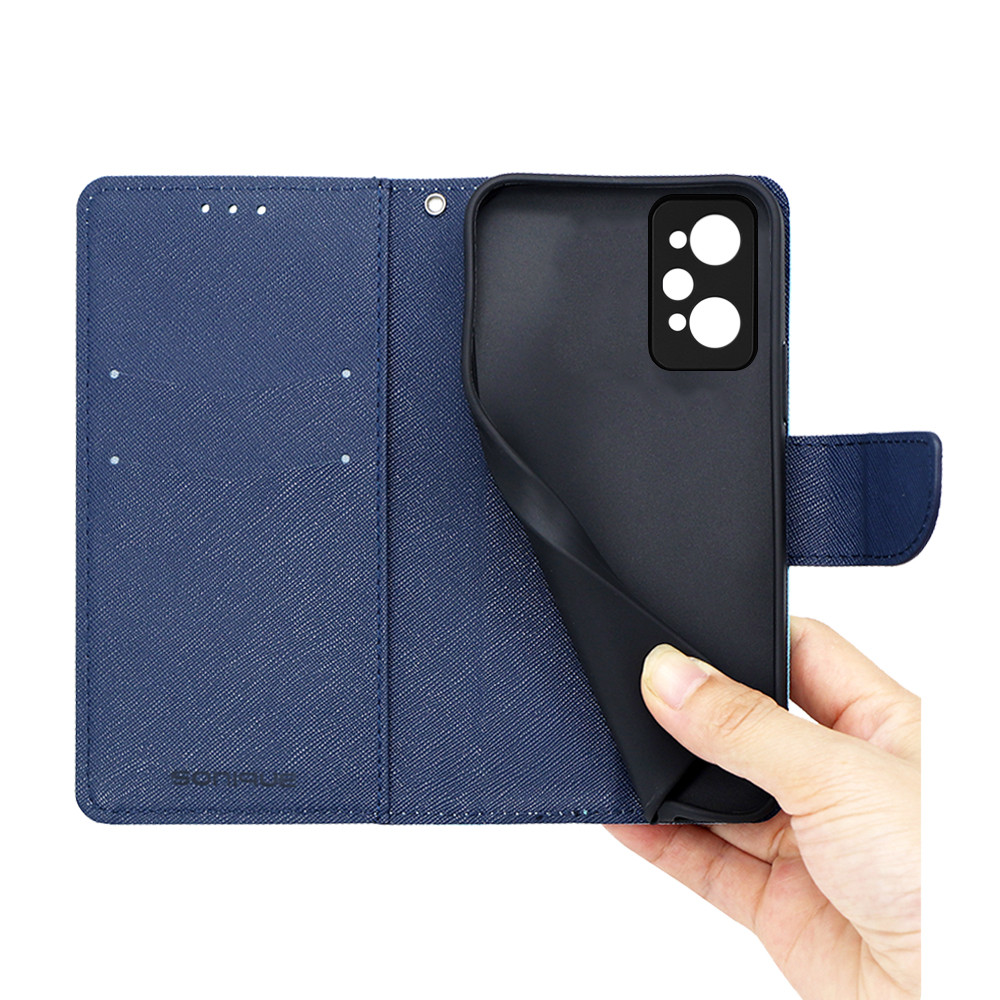 Θήκη Βιβλίο Sonique Trend Book για Realme - Sonique - Βεραμάν / Σκούρο Μπλε - Realme GT Neo 2 5G