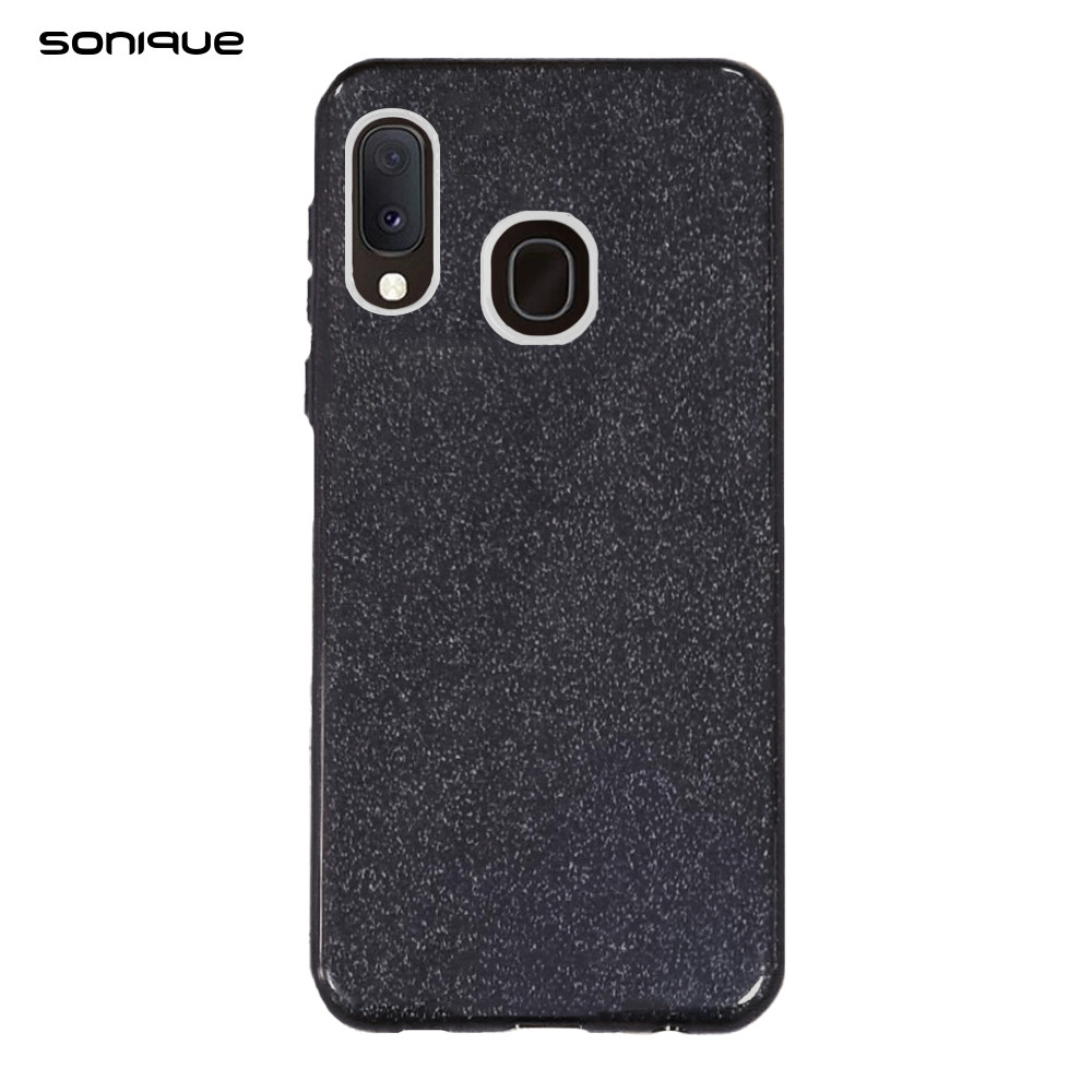 Θήκη Σιλικόνης Sonique Shiny για Samsung - Sonique - Μαύρο - Samsung Galaxy A20e