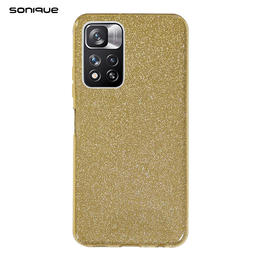 Θήκη Σιλικόνης Sonique Shiny για Xiaomi - Sonique - Χρυσό - Redmi Note 11 Pro Plus 5G
