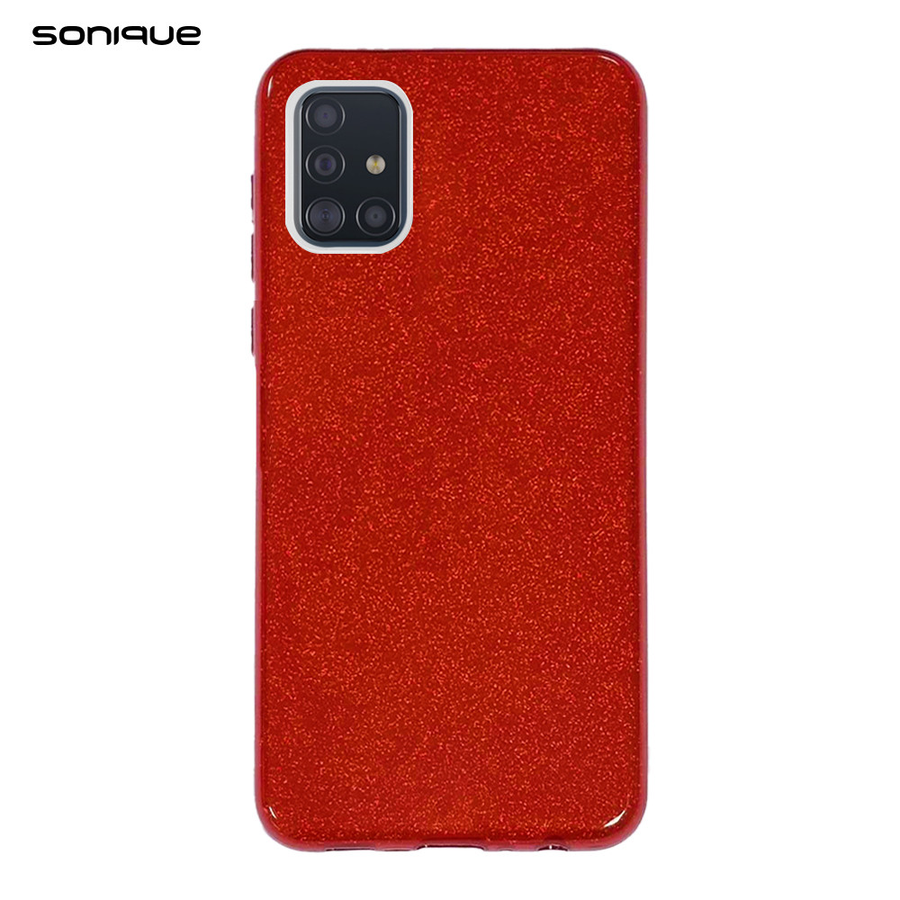Θήκη Σιλικόνης Sonique Shiny για Samsung - Sonique - Κόκκινο - Samsung Galaxy A51
