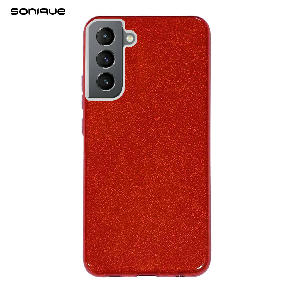 Θήκη Σιλικόνης Sonique Shiny για Samsung - Sonique - Κόκκινο - Samsung Galaxy S22