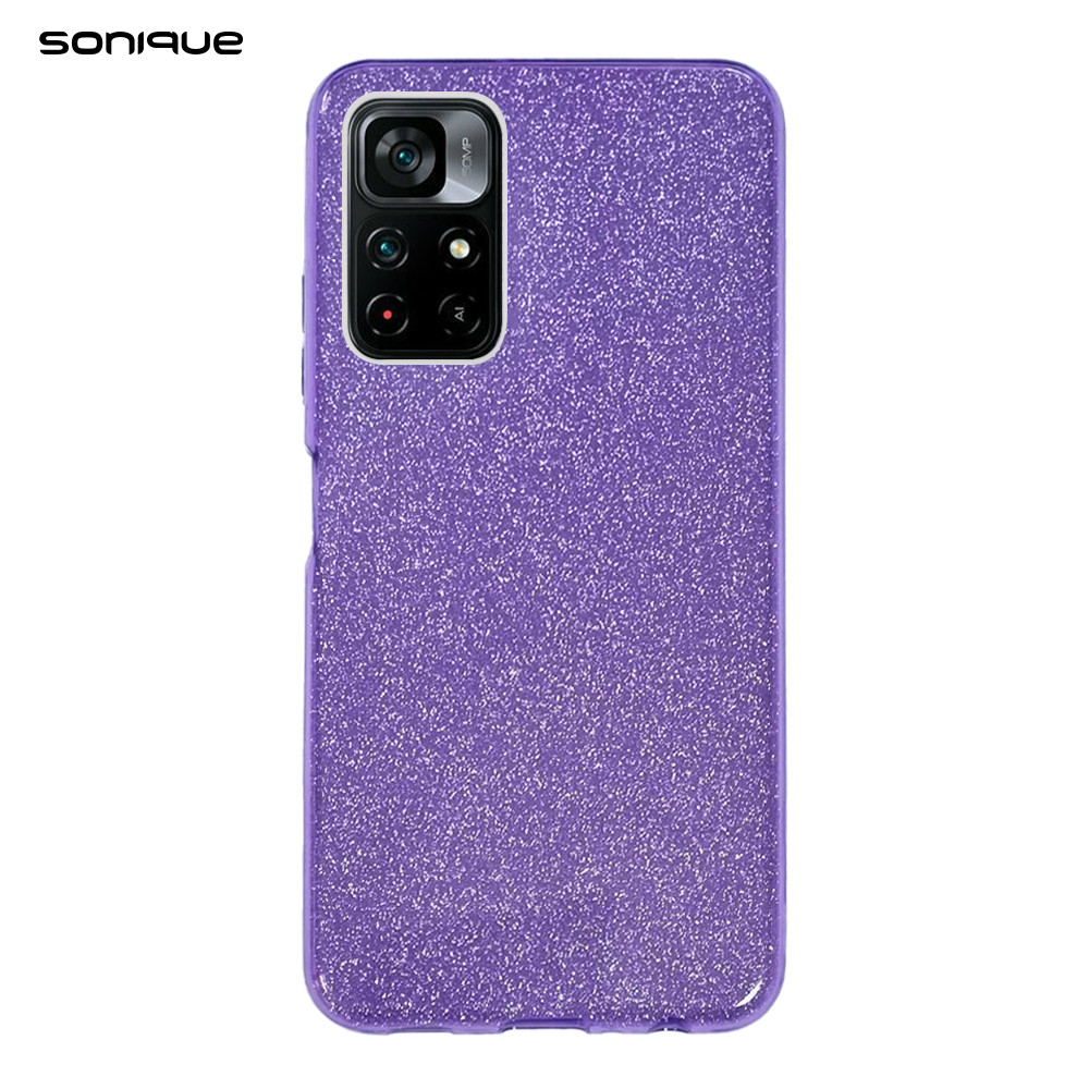 Θήκη Σιλικόνης Sonique Shiny για Xiaomi - Sonique - Μωβ - POCO M4 Pro 5G, Redmi Note 11s 5g