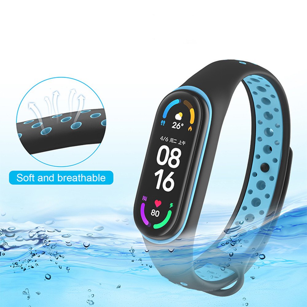 Λουράκι Σιλικόνης Sonique Sport για Xiaomi Mi Band 3/4 - Sonique - Γκρι / Κόκκινο - Λουράκια