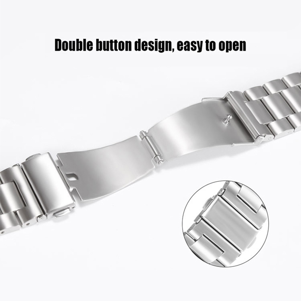 Λουράκι Stainless Steel Bracelet Sonique Classic 22mm για Samsung, Huawei, Amazfit, Xiaomi, Honor - Sonique - Μαύρο - Λουράκια