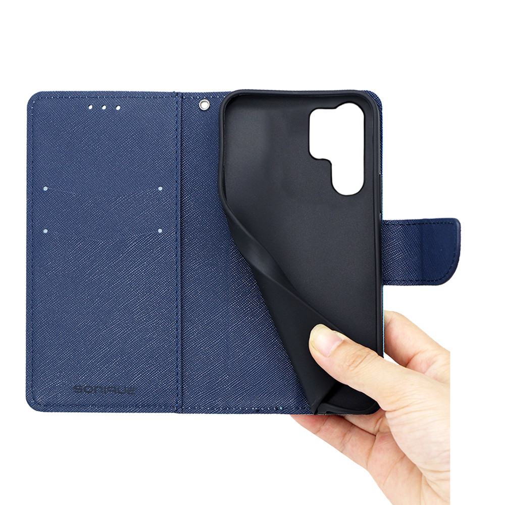 Θήκη Βιβλίο Sonique Trend Book για Samsung - Sonique - Κόκκινο / Σκούρο Μπλε - Samsung Galaxy S23 Ultra