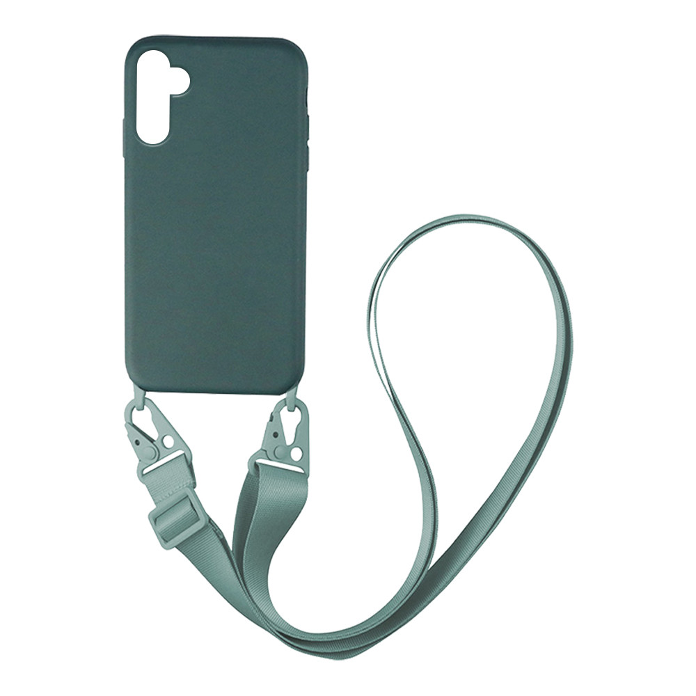 Θήκη CarryHang Liquid Silicone Strap Samsung - My Colors - Πράσινο Σκούρο - Galaxy A04s, Galaxy A13 5G