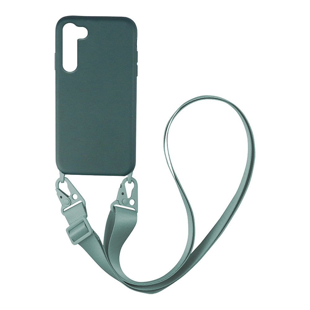 Θήκη CarryHang Liquid Silicone Strap Samsung - My Colors - Πράσινο Σκούρο - Galaxy S23 