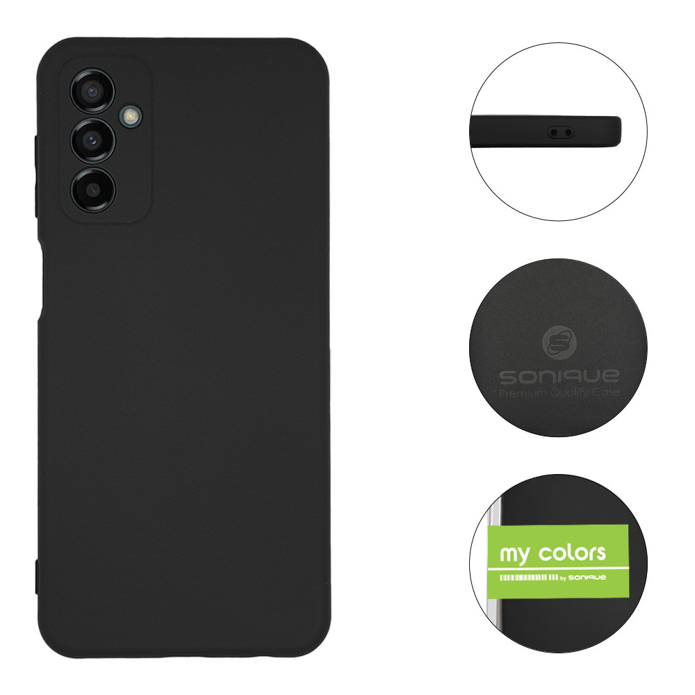 Θήκη Σιλικόνης My Colors Samsung Galaxy M23 5G Μαύρο - Sonique - Μαύρο - Galaxy M23 5G